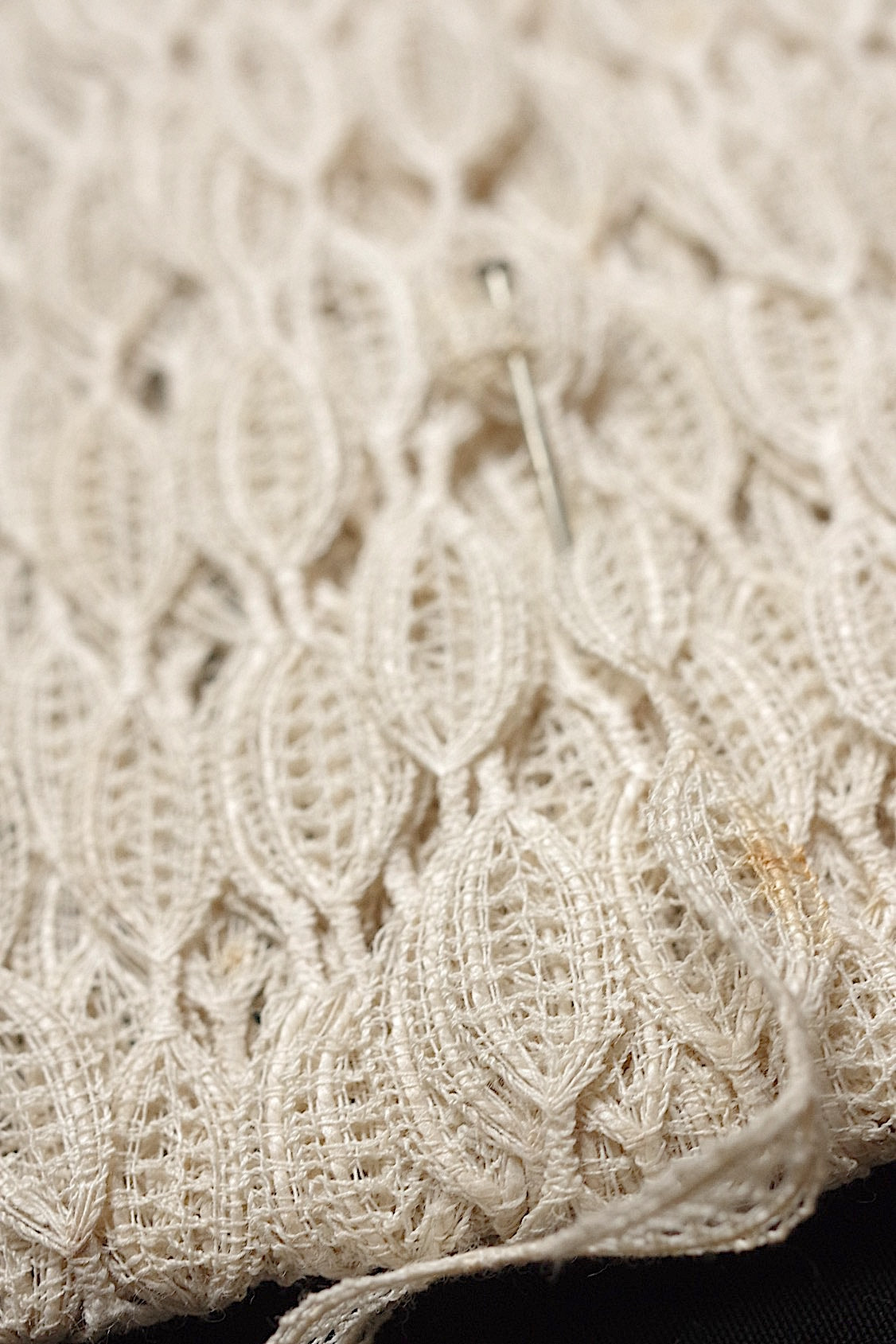 アンティークレース dentelle antique  テープレース ポコポコlots3 .FR a l'epoque