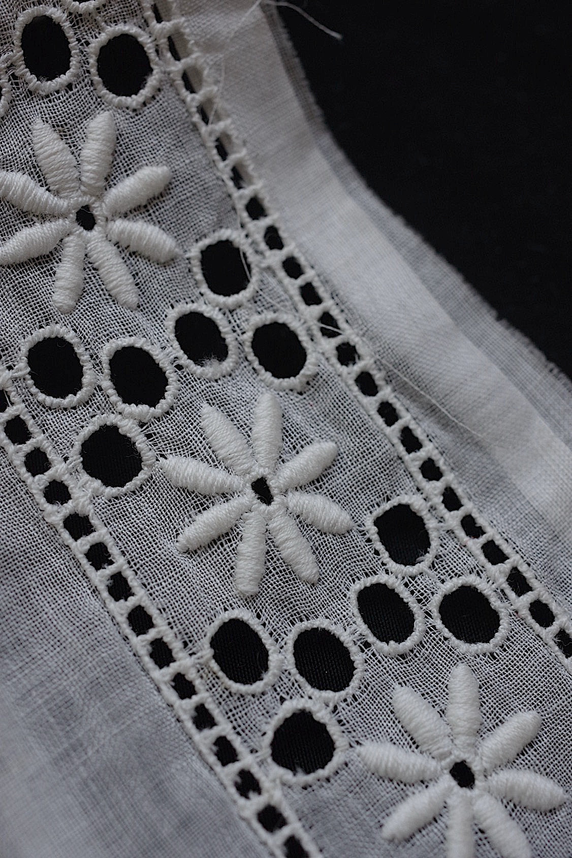 アンティークレース dentelle antique  カットワーク lots2 .FR a l'epoque