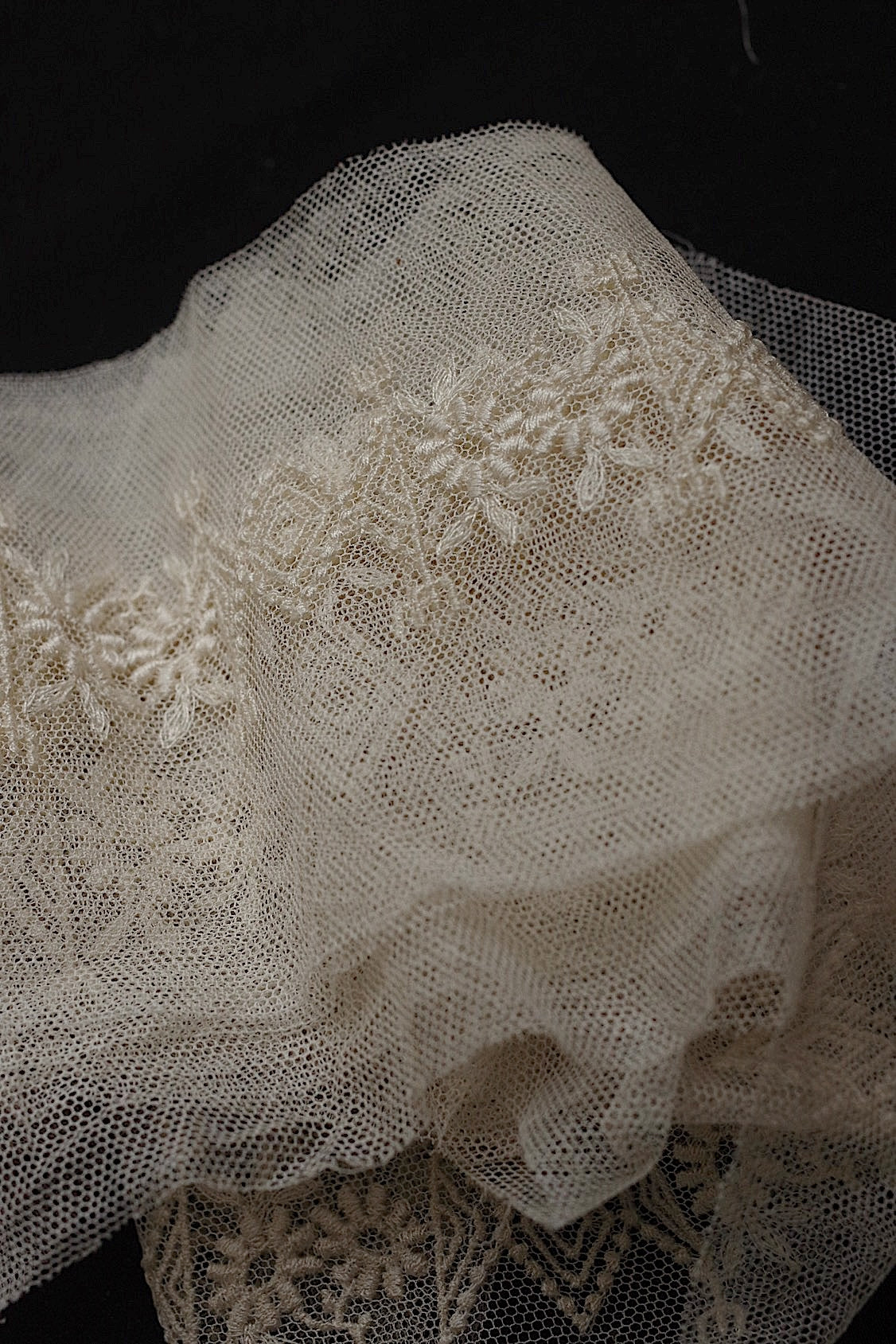 アンティークレース dentelle antique  カットワーク lots2 .FR a l'epoque