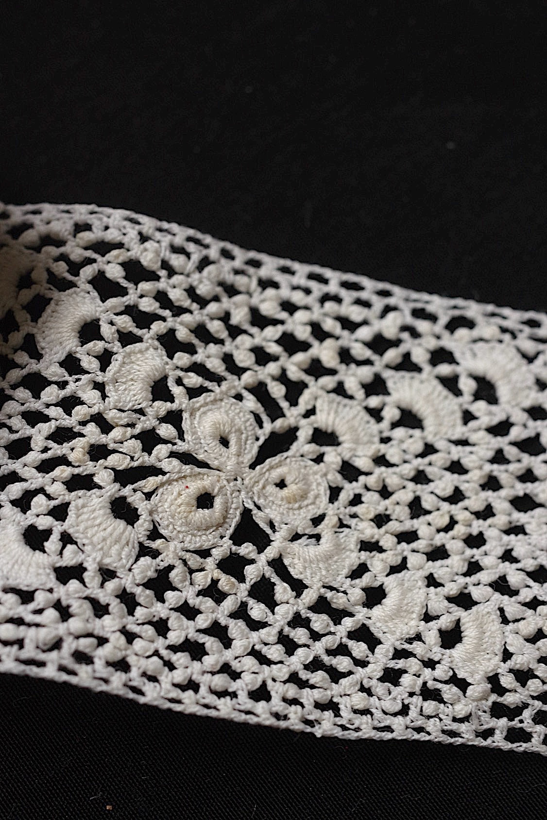 アンティークレース dentelle antique  クロシェレース lots4 .FR a l'epoque