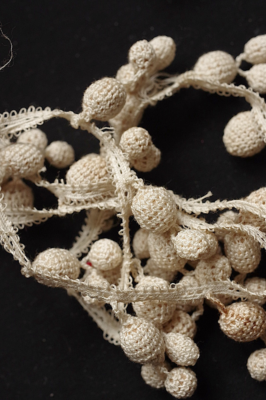 アンティークレース dentelle antique  クロシェレース lots4 .FR a l'epoque