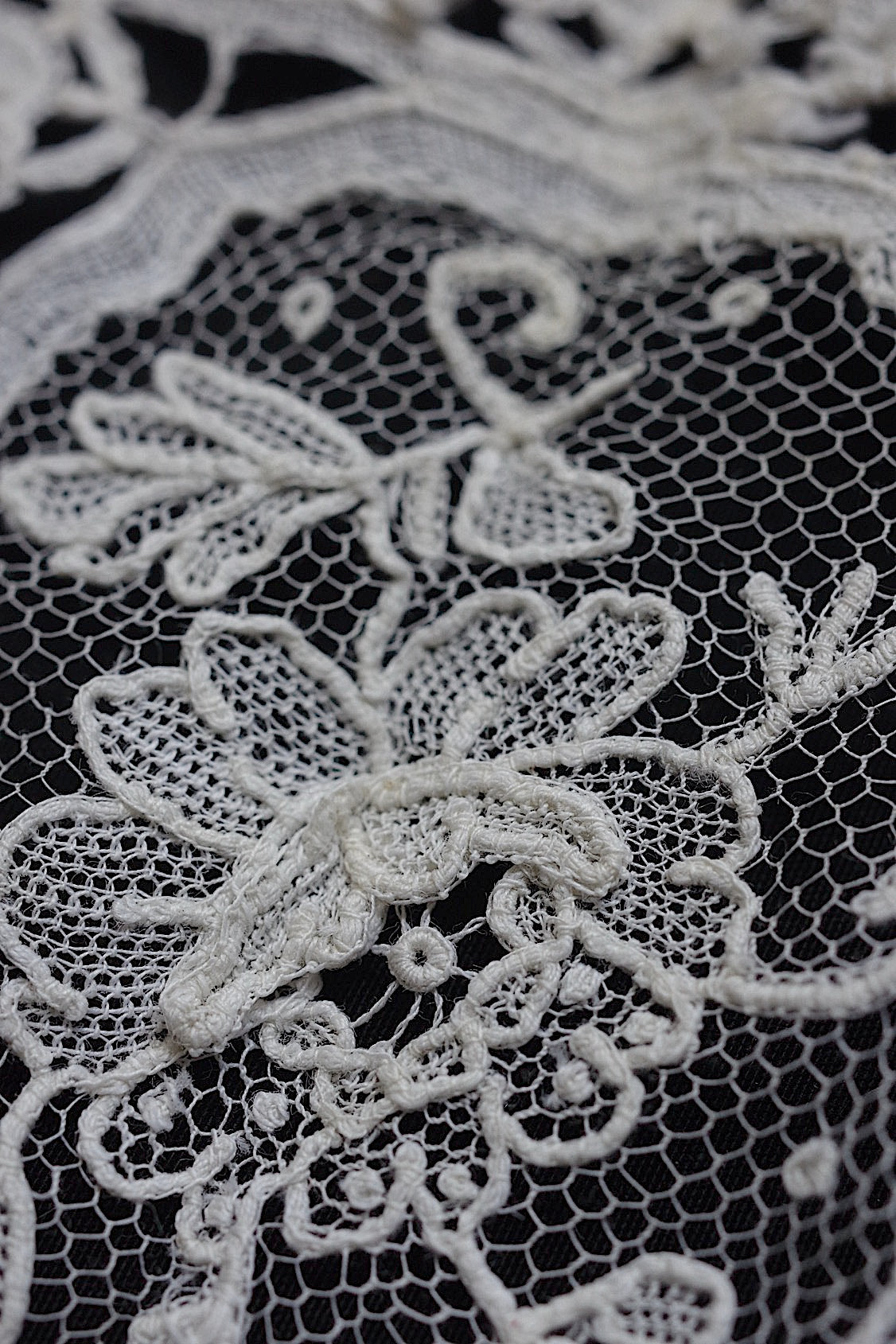 アンティークレース dentelle antique  襟 .FR a l'epoque