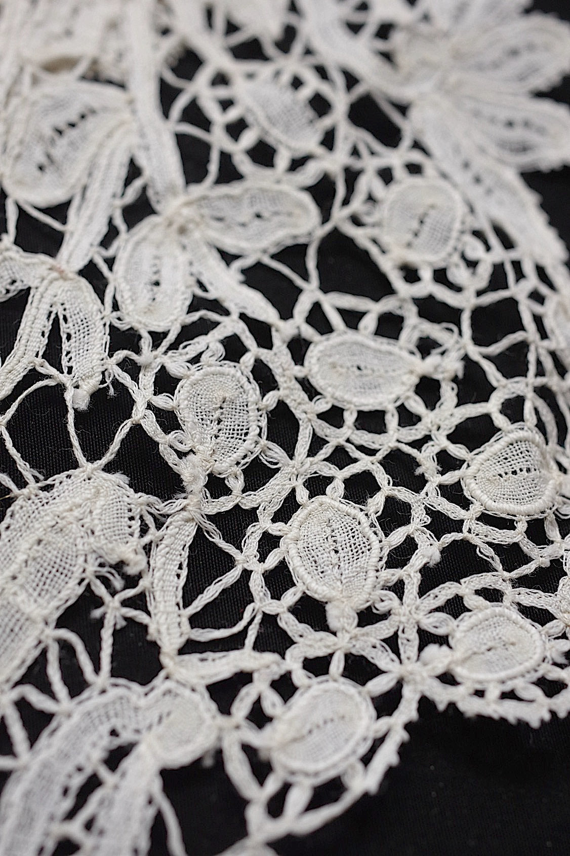 アンティークレース dentelle antique  襟 .FR a l'epoque
