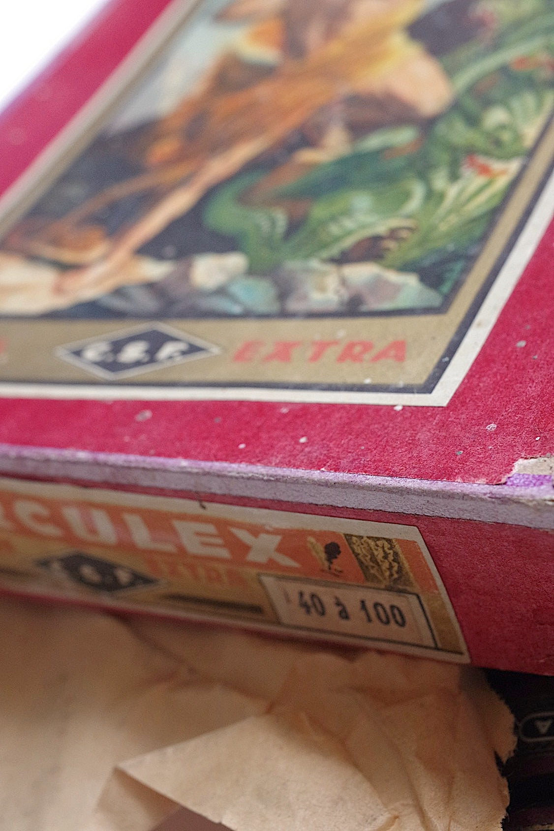 アンティークボビン antique bobbin リネン黒 .FR a l'epoque