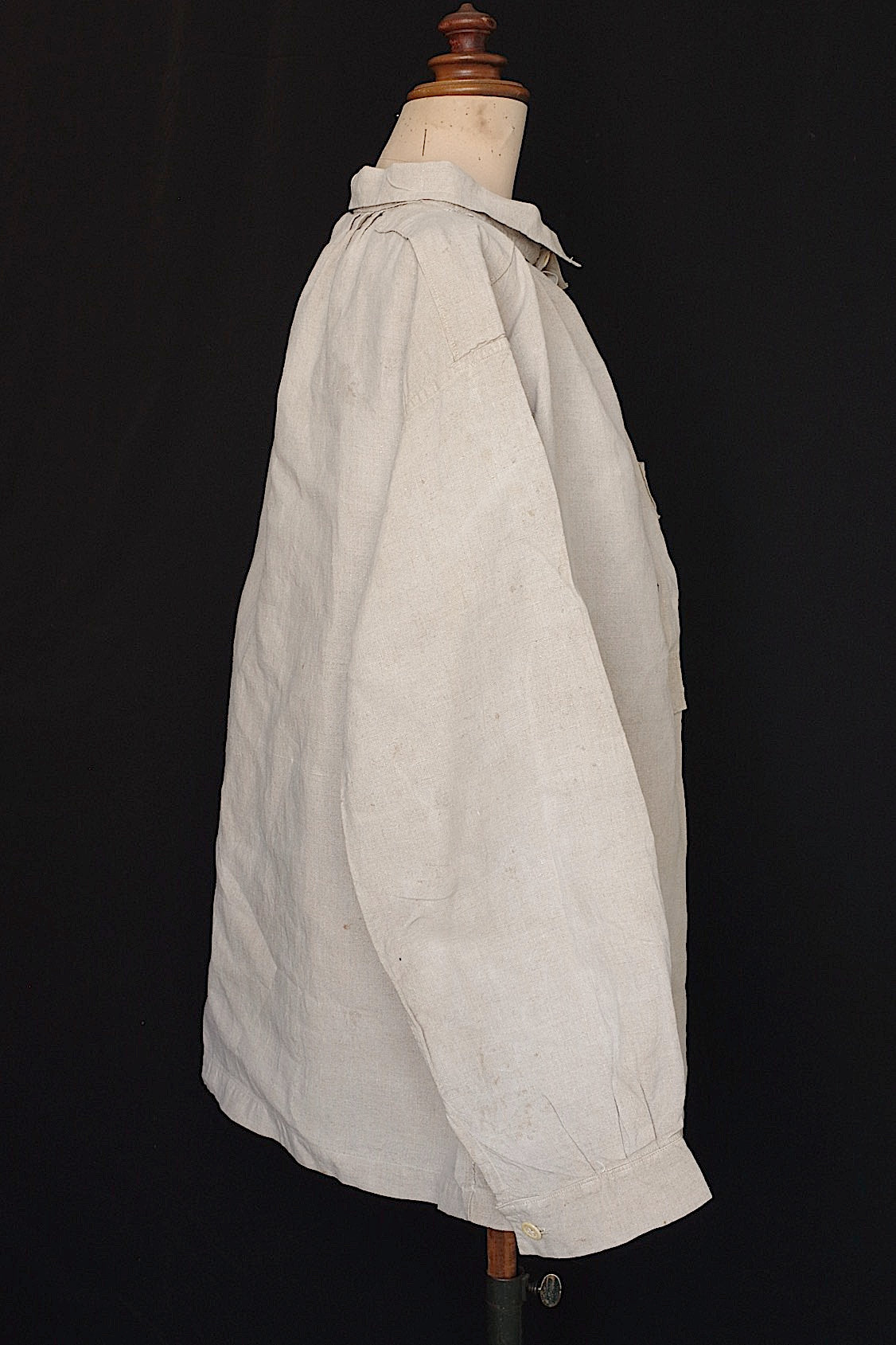 アンティークリネンシャツ vêtement  antique .FR a l'epoque