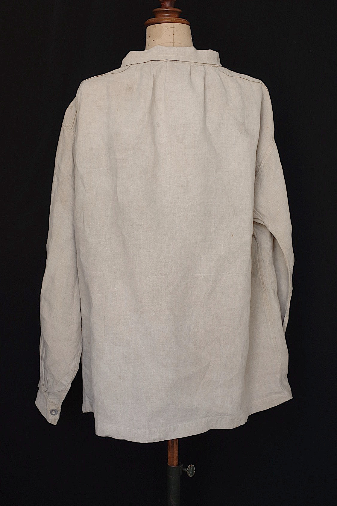 アンティークリネンシャツ vêtement  antique .FR a l'epoque