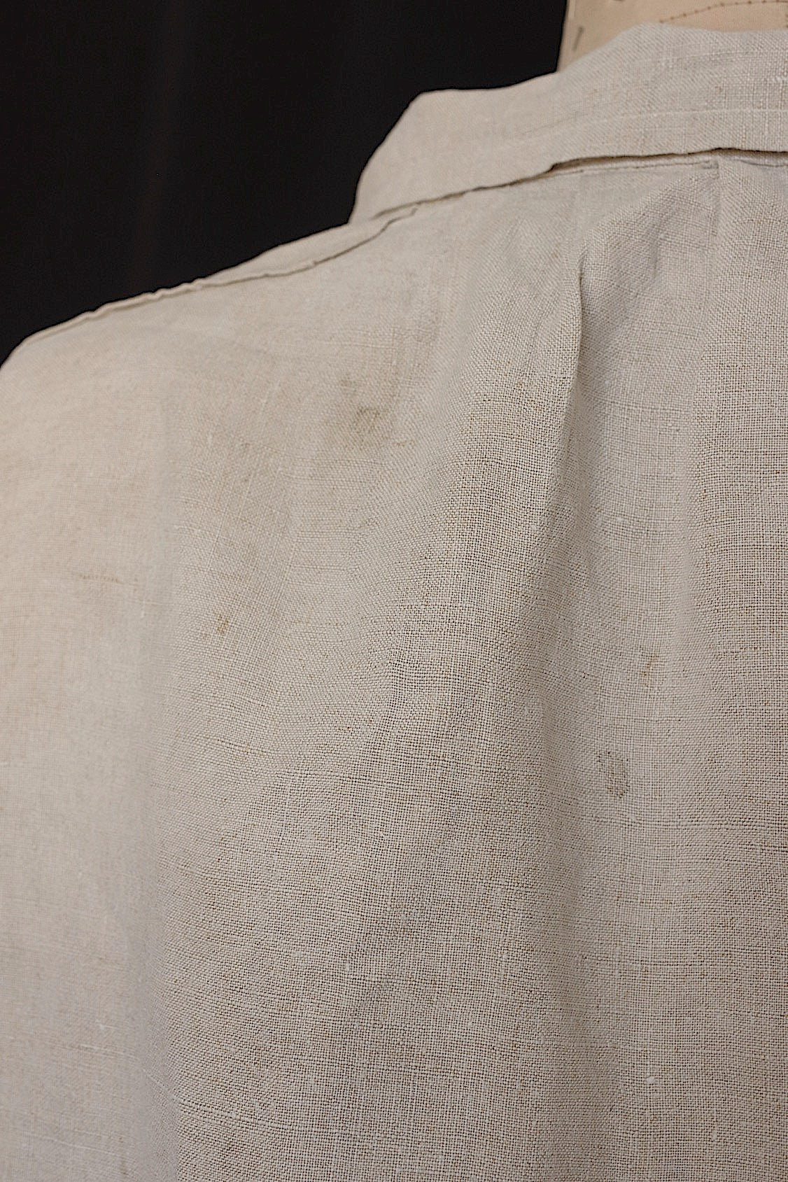 アンティークリネンシャツ vêtement  antique .FR a l'epoque