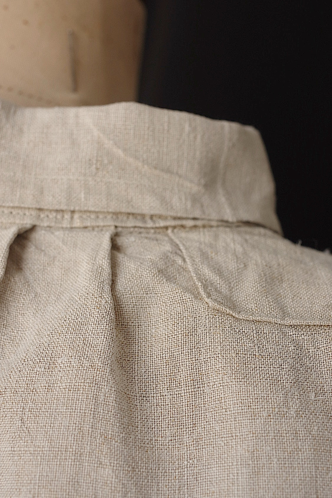 アンティークリネンシャツ vêtement  antique .FR a l'epoque