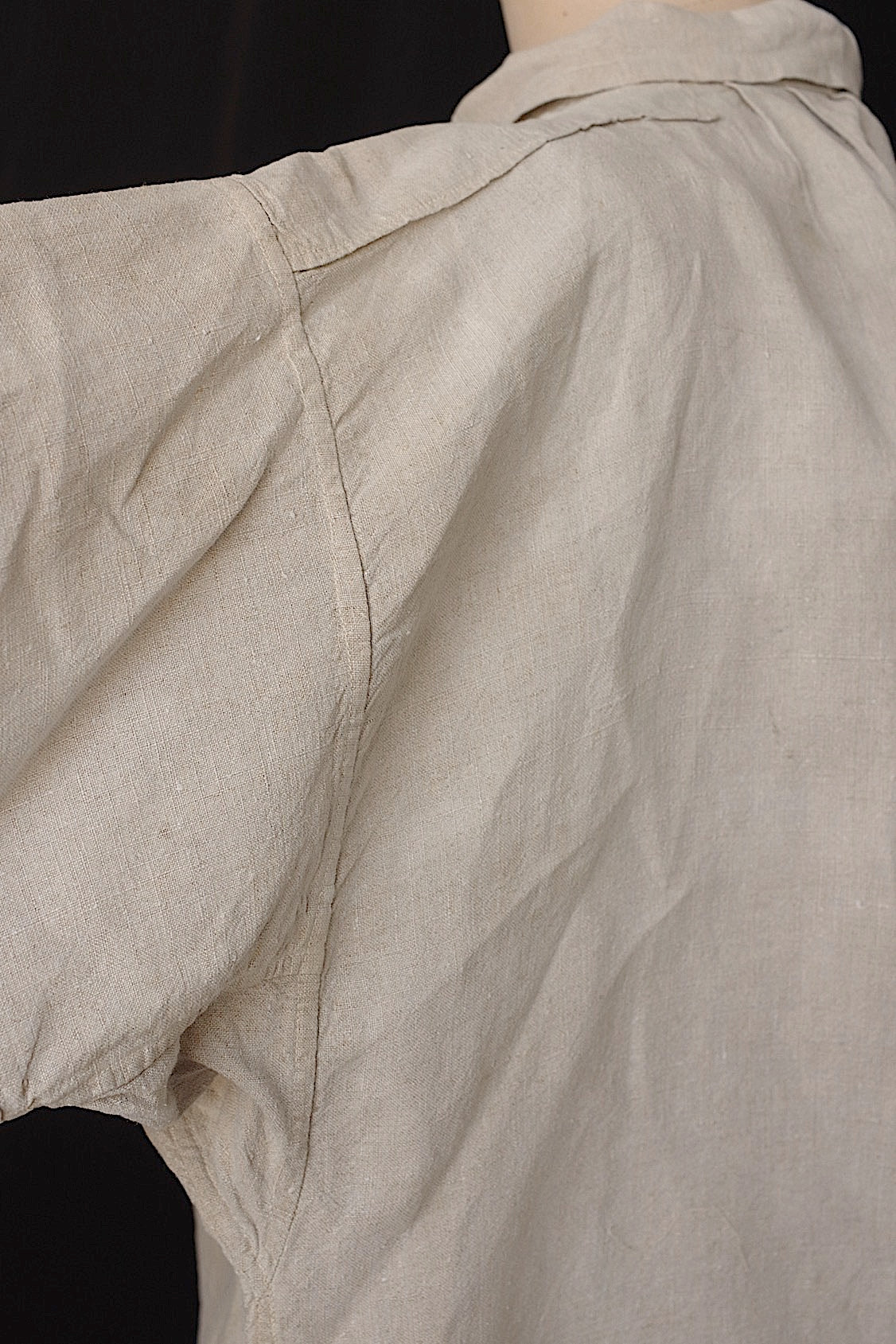 アンティークリネンシャツ vêtement  antique .FR a l'epoque