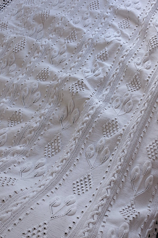 アンティークインテリアカバー dessus de lit antique トリコテ .FR a l'epoque