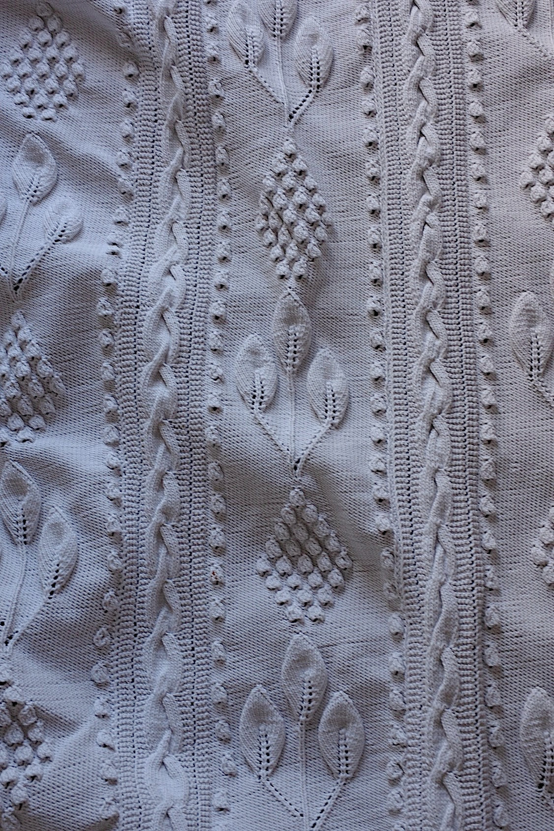 アンティークインテリアカバー dessus de lit antique トリコテ .FR a l'epoque