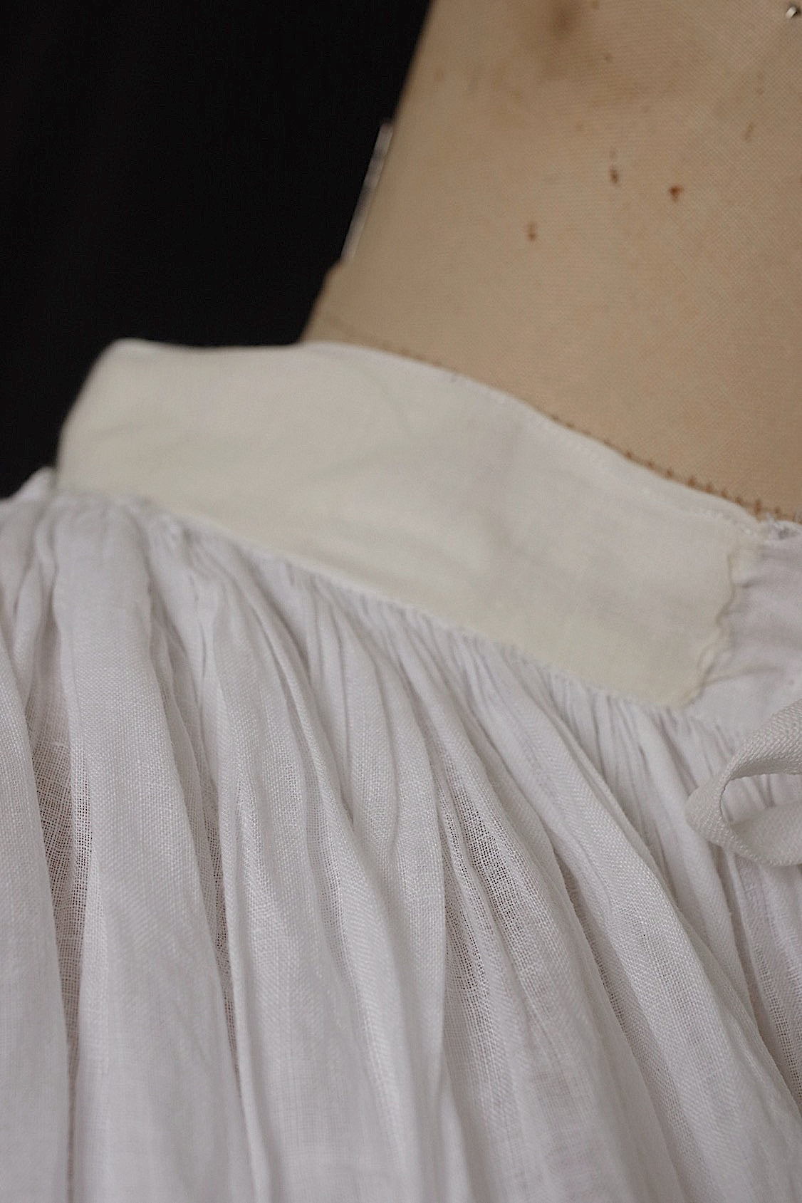 アンティーク教会チュニック vêtement antique チャーチスモック aube .FR a l'epoque