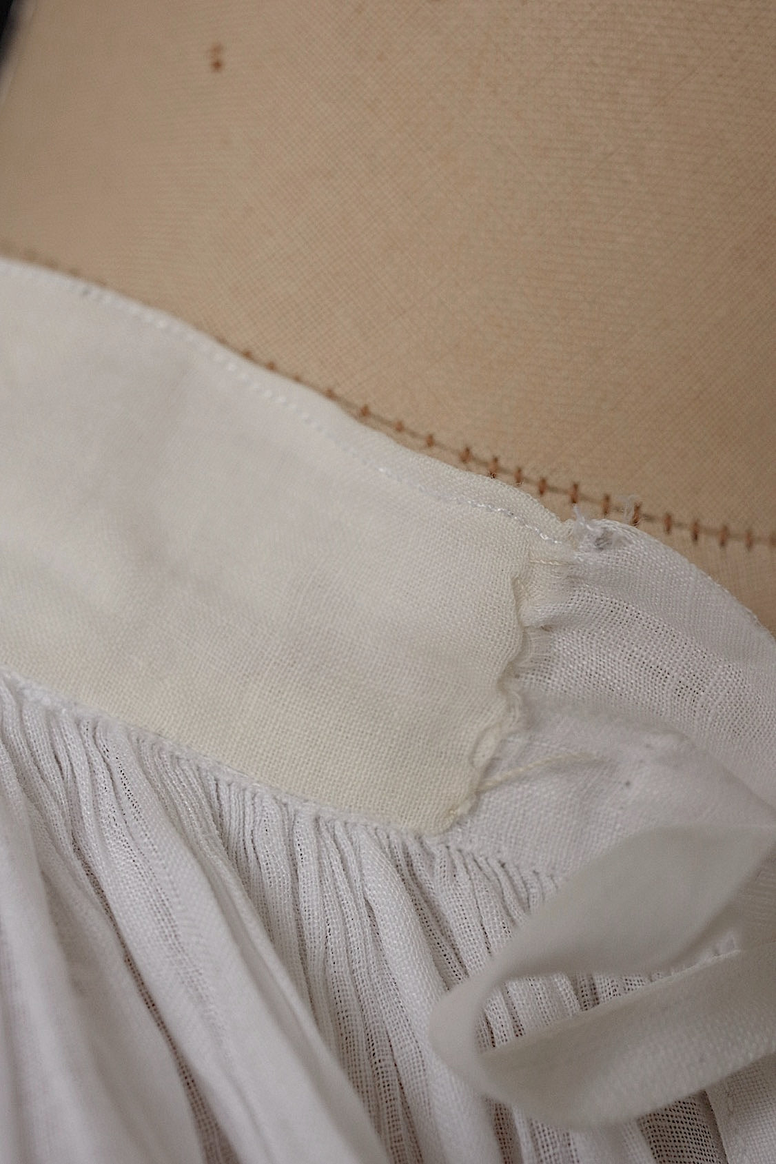 アンティーク教会チュニック vêtement antique チャーチスモック aube .FR a l'epoque