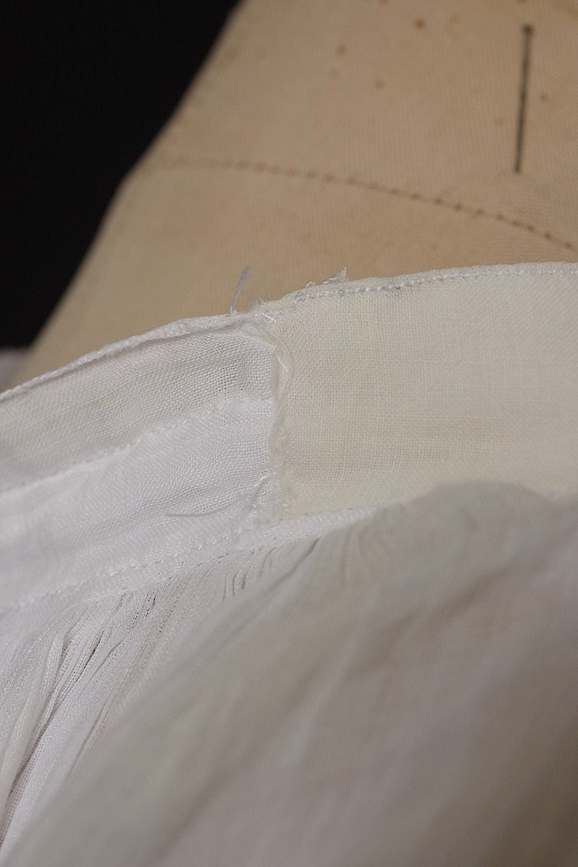 アンティーク教会チュニック vêtement antique チャーチスモック aube .FR a l'epoque