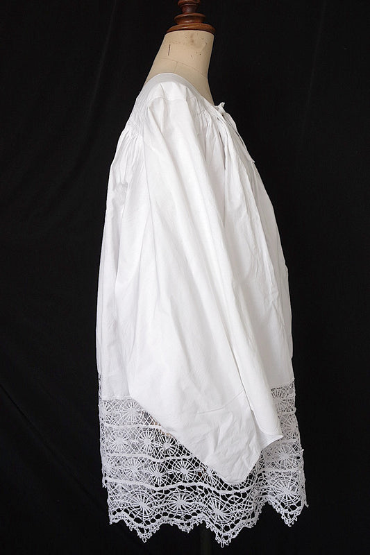 アンティーク教会チュニック vêtement antique チャーチスモック surplis2 .FR a l'epoque