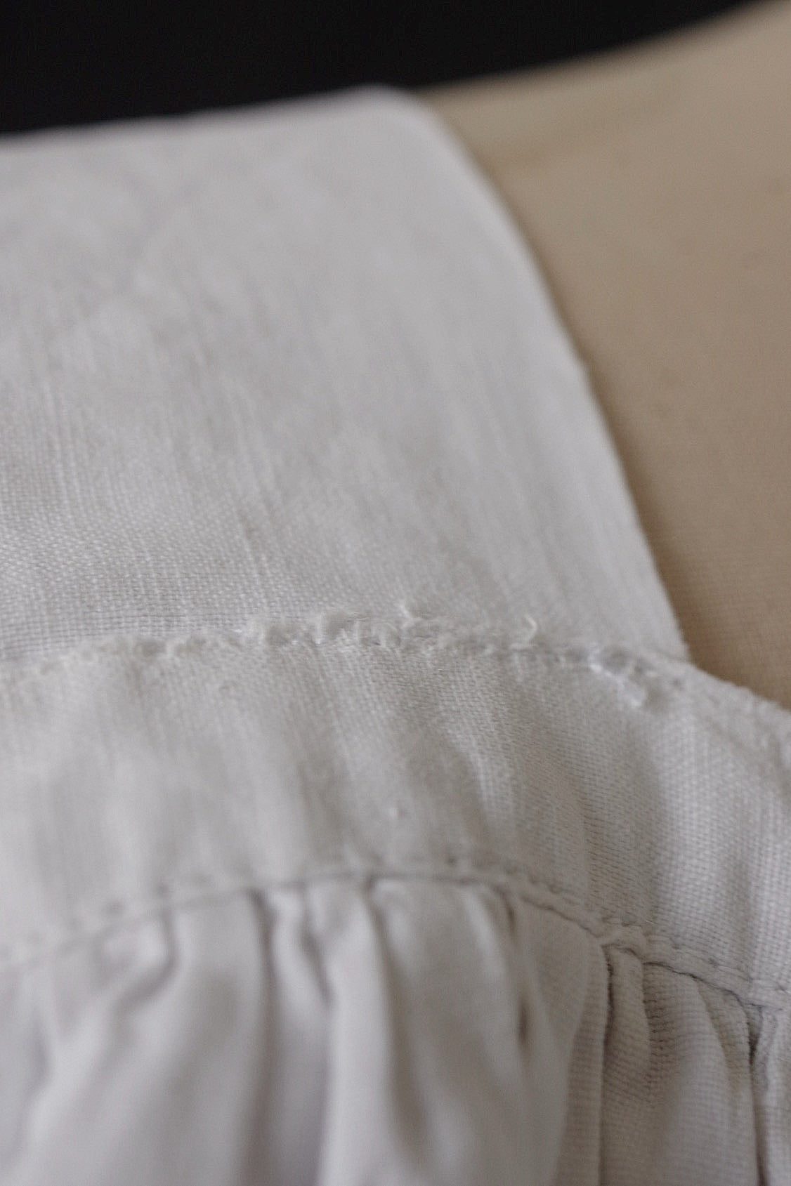 ヴィンテージ教会チュニック vêtement vintage チャーチスモック surplis3 .FR a l'epoque