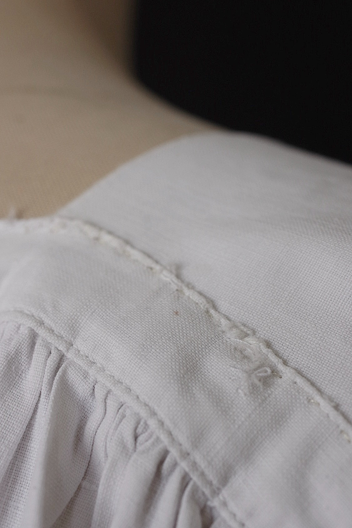 ヴィンテージ教会チュニック vêtement vintage チャーチスモック surplis3 .FR a l'epoque