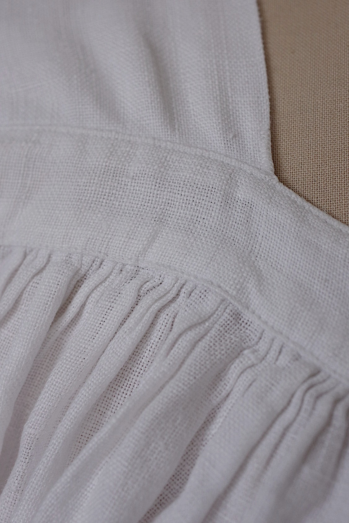 ヴィンテージ教会チュニック vêtement vintage チャーチスモック surplis5 .FR a l'epoque