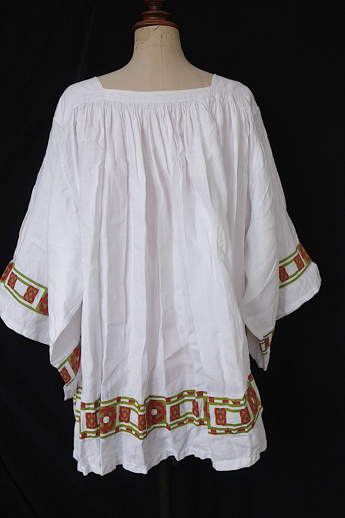 ヴィンテージ教会チュニック vêtement vintage チャーチスモック surplis5 .FR a l'epoque