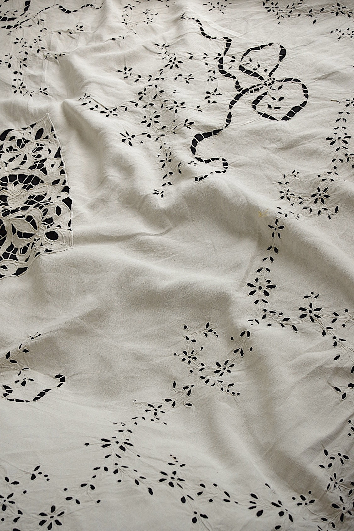 アンティークインテリアカバー linge de maison antique リネン刺繍 .FR a l'epoque