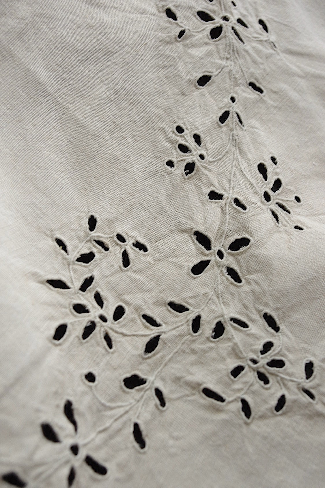 アンティークインテリアカバー linge de maison antique リネン刺繍 .FR a l'epoque