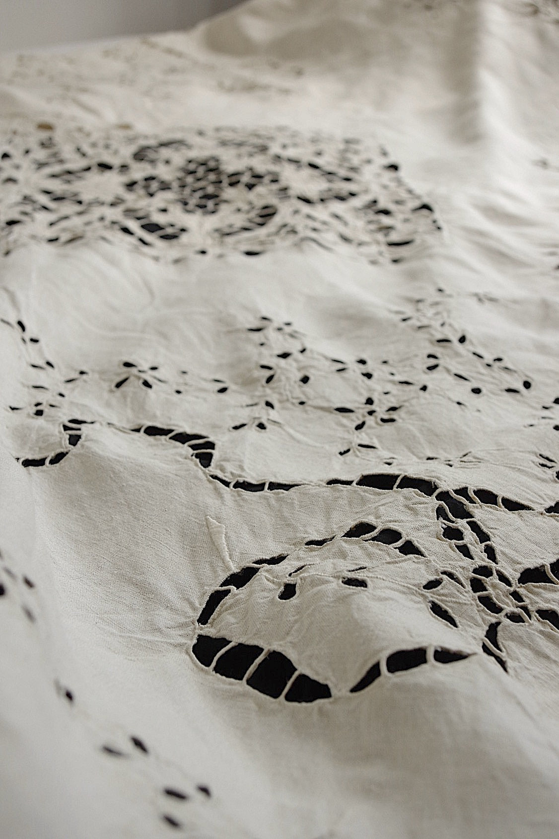 アンティークインテリアカバー linge de maison antique リネン刺繍 .FR a l'epoque