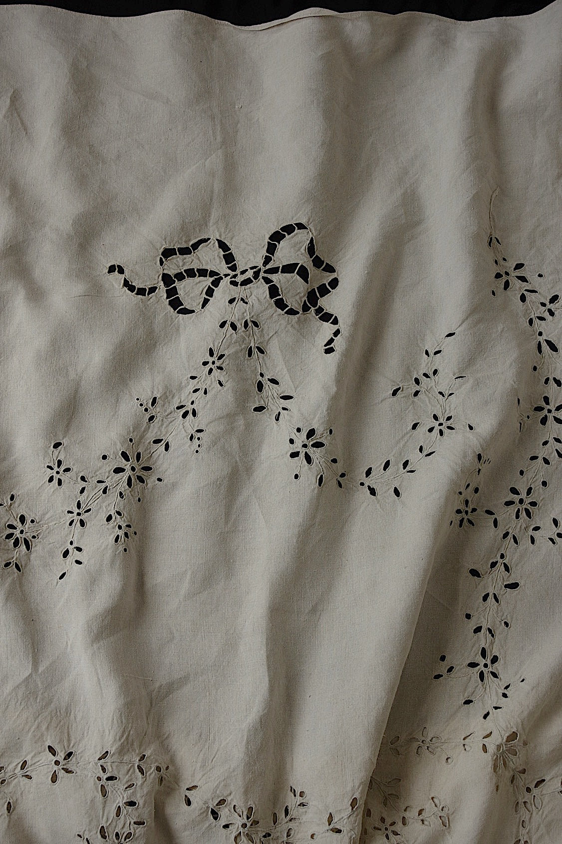 アンティークインテリアカバー linge de maison antique リネン刺繍 .FR a l'epoque