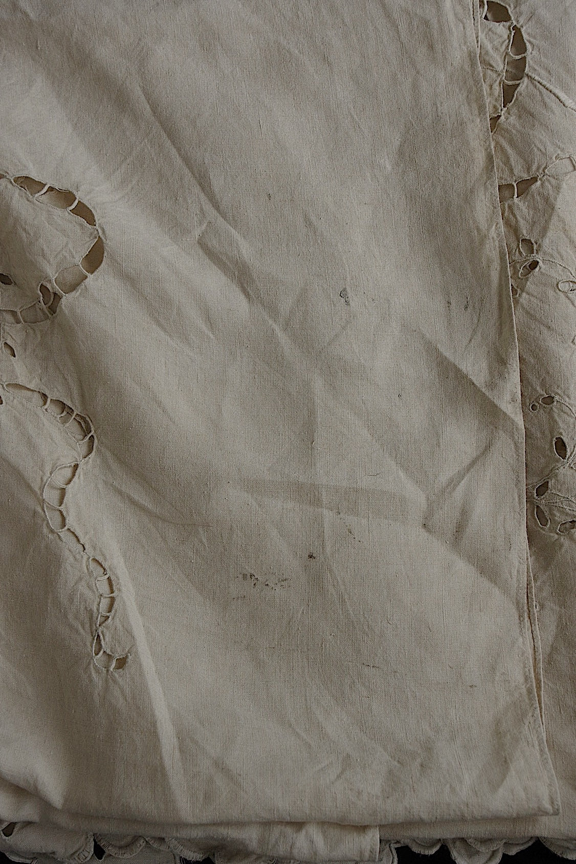 アンティークインテリアカバー linge de maison antique リネン刺繍 .FR a l'epoque