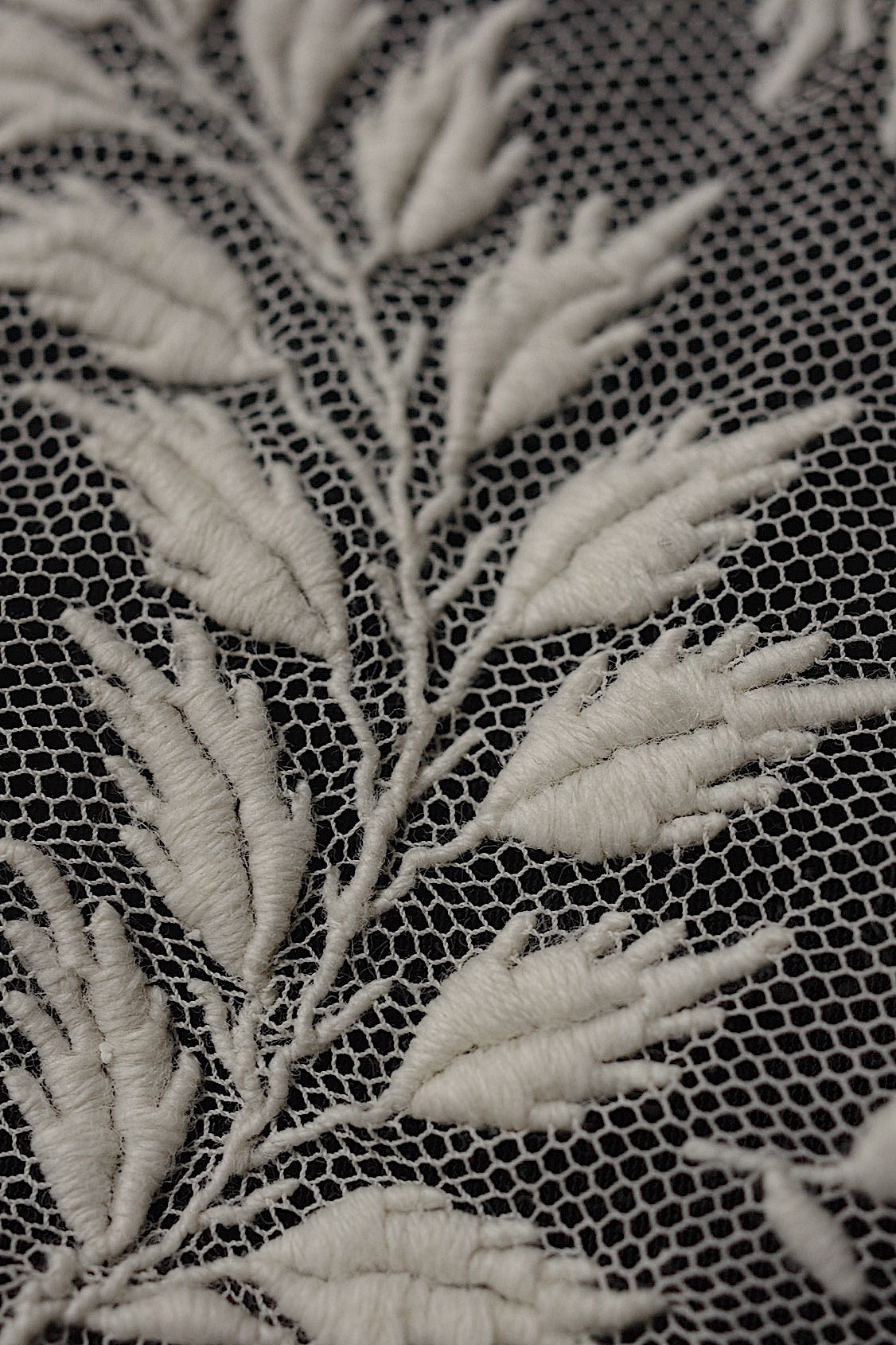 アンティークレース dentelle antique 刺繍ハギレ+ベール .FR a l'epoque