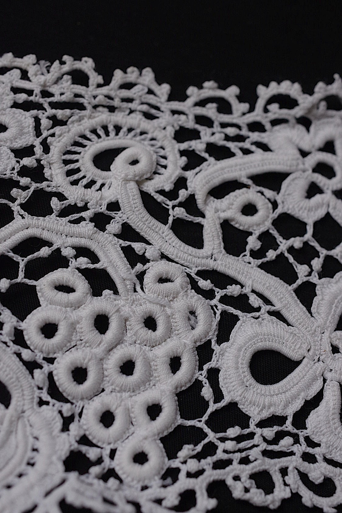 アンティークレース dentelle antique カフス 襟 .FR a l'epoque