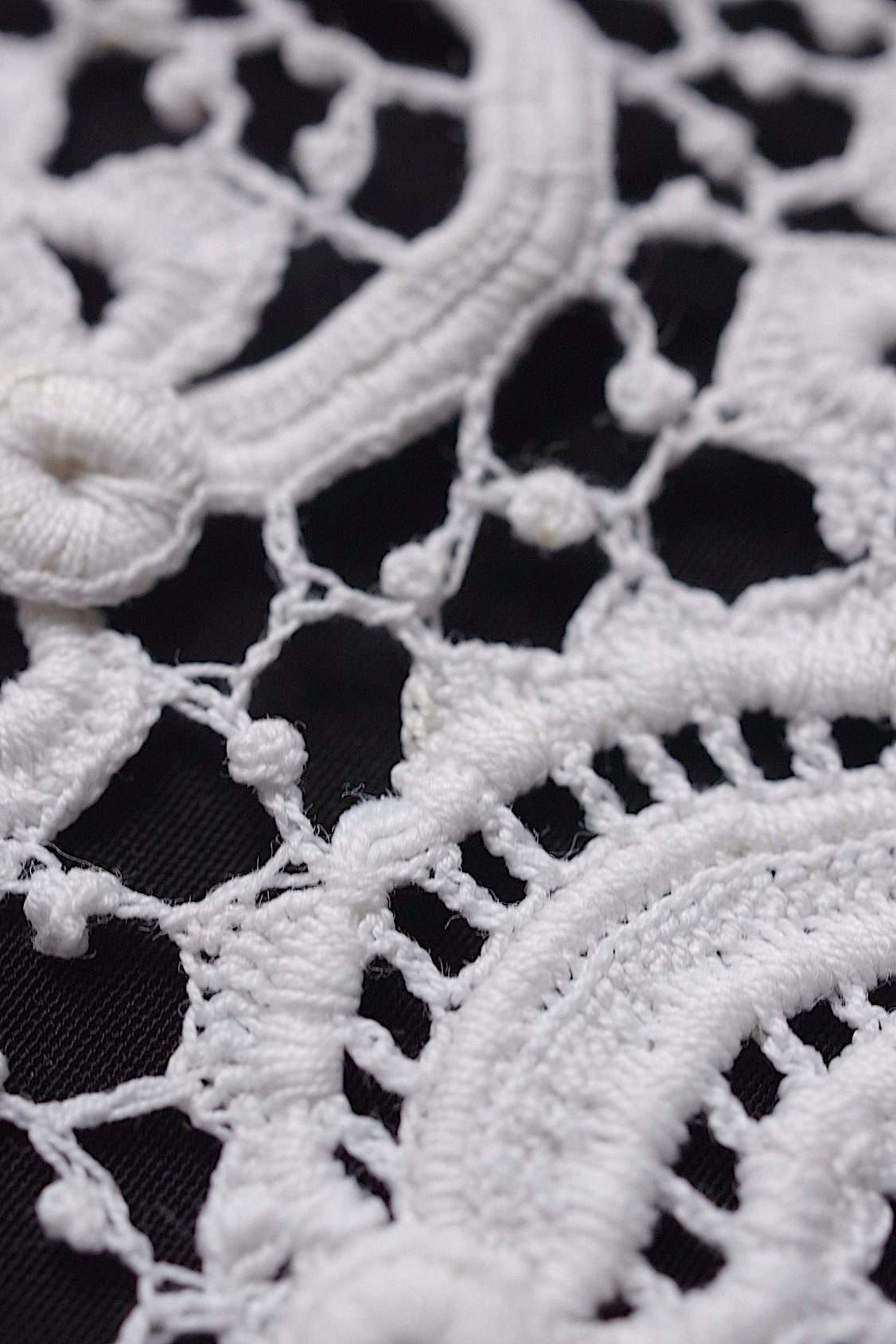 アンティークレース dentelle antique カフス 襟 .FR a l'epoque