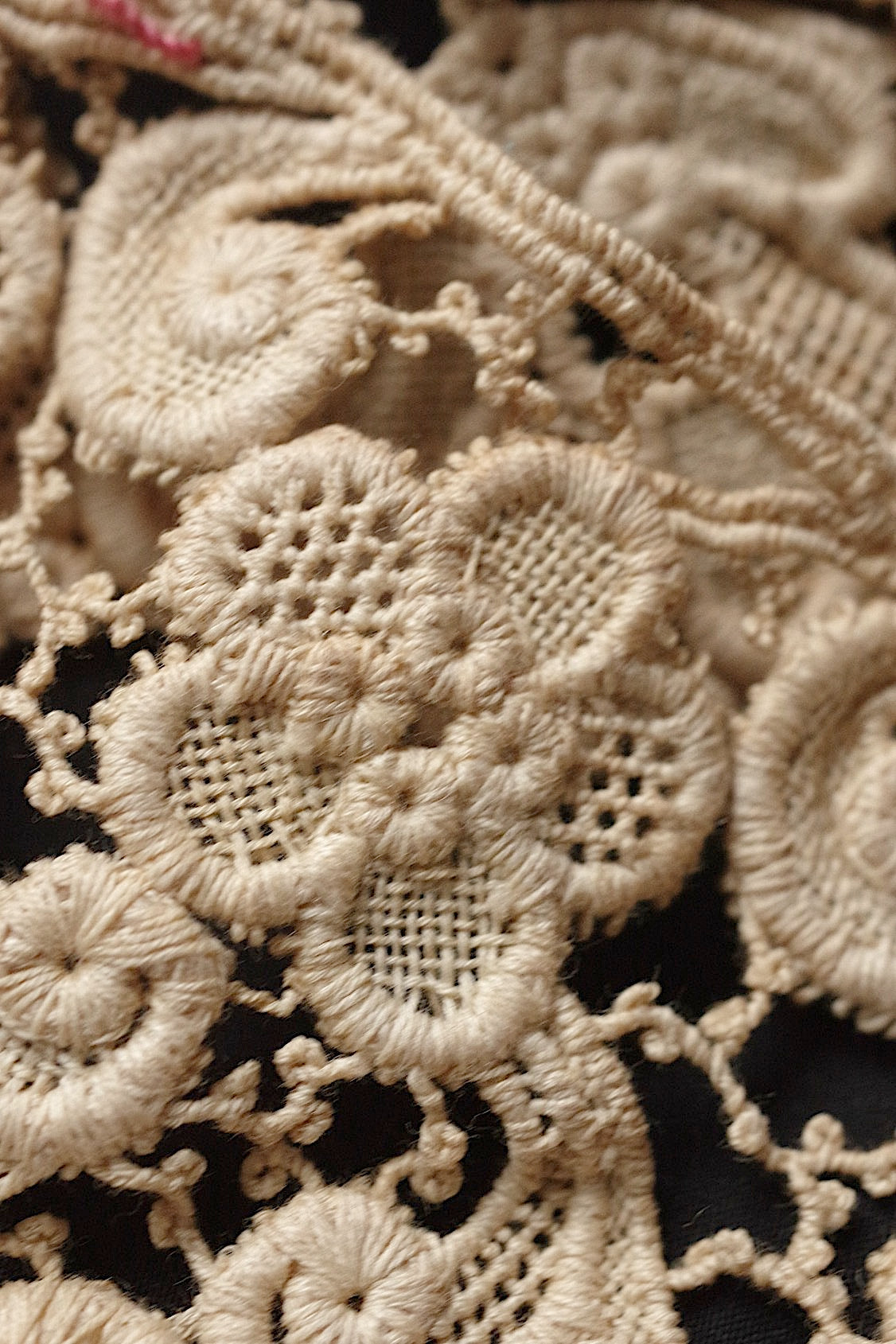 アンティークレース dentelle antique  32cm+200cm .FR a l'epoque