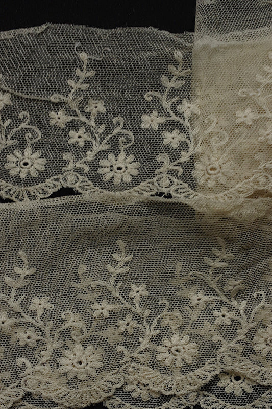 アンティークレース dentelle antique ハギレ素材用 lots2 .FR a l'epoque
