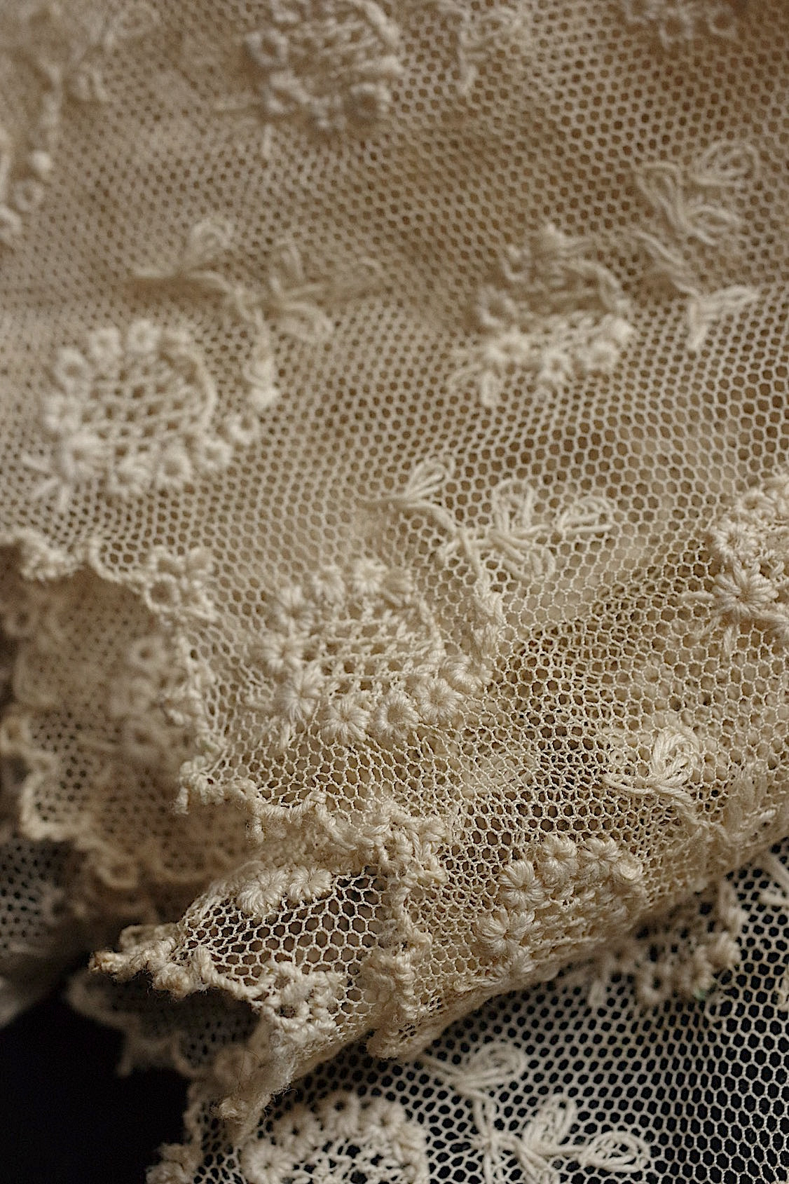 アンティークレース dentelle antique  ハギレ素材用 lots2 .FR a l'epoque