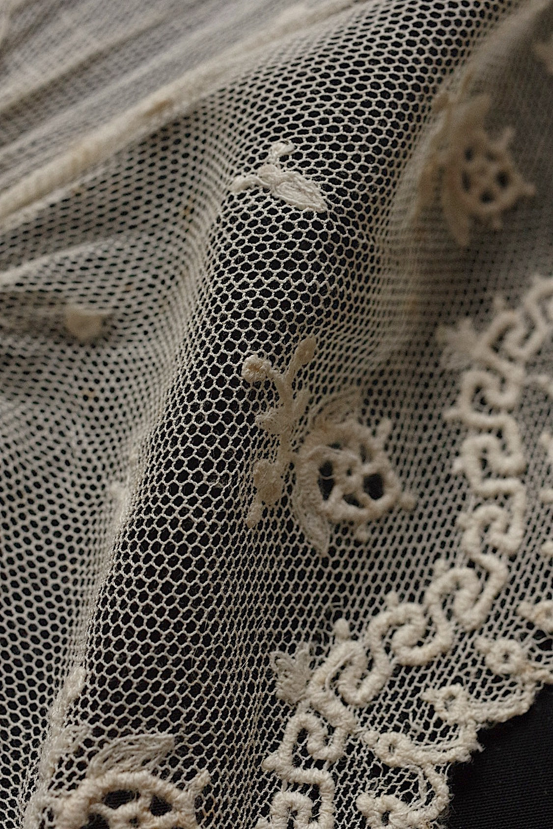 アンティークレース dentelle antique ハギレ素材用 lots5 .FR a l'epoque