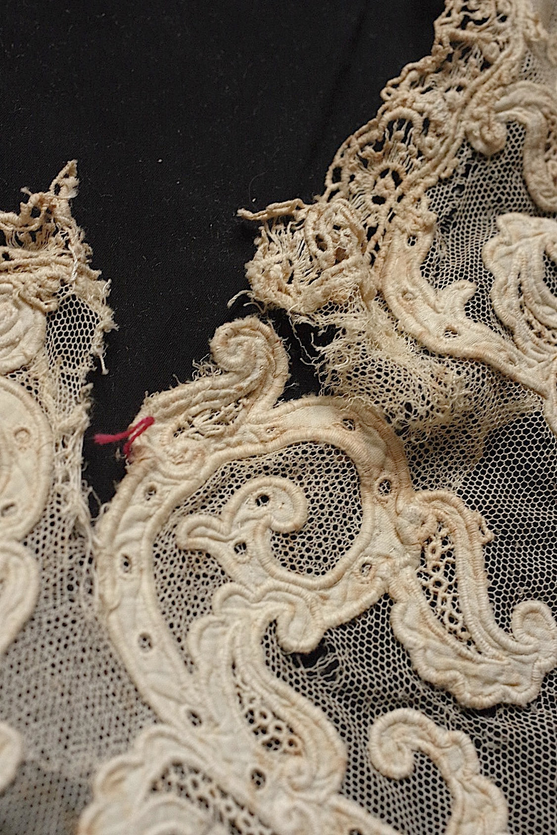 アンティークレース dentelle antique  ハギレ素材用 lots5 .FR a l'epoque