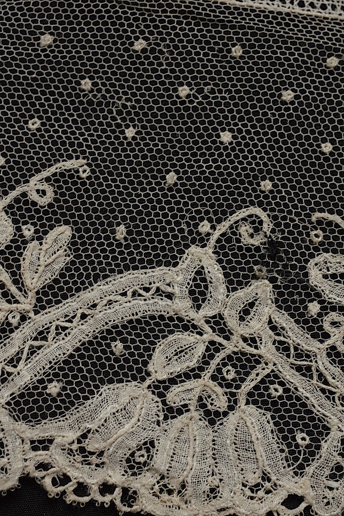 アンティークレース dentelle antique  ハギレ素材用 lots6 .FR a l'epoque