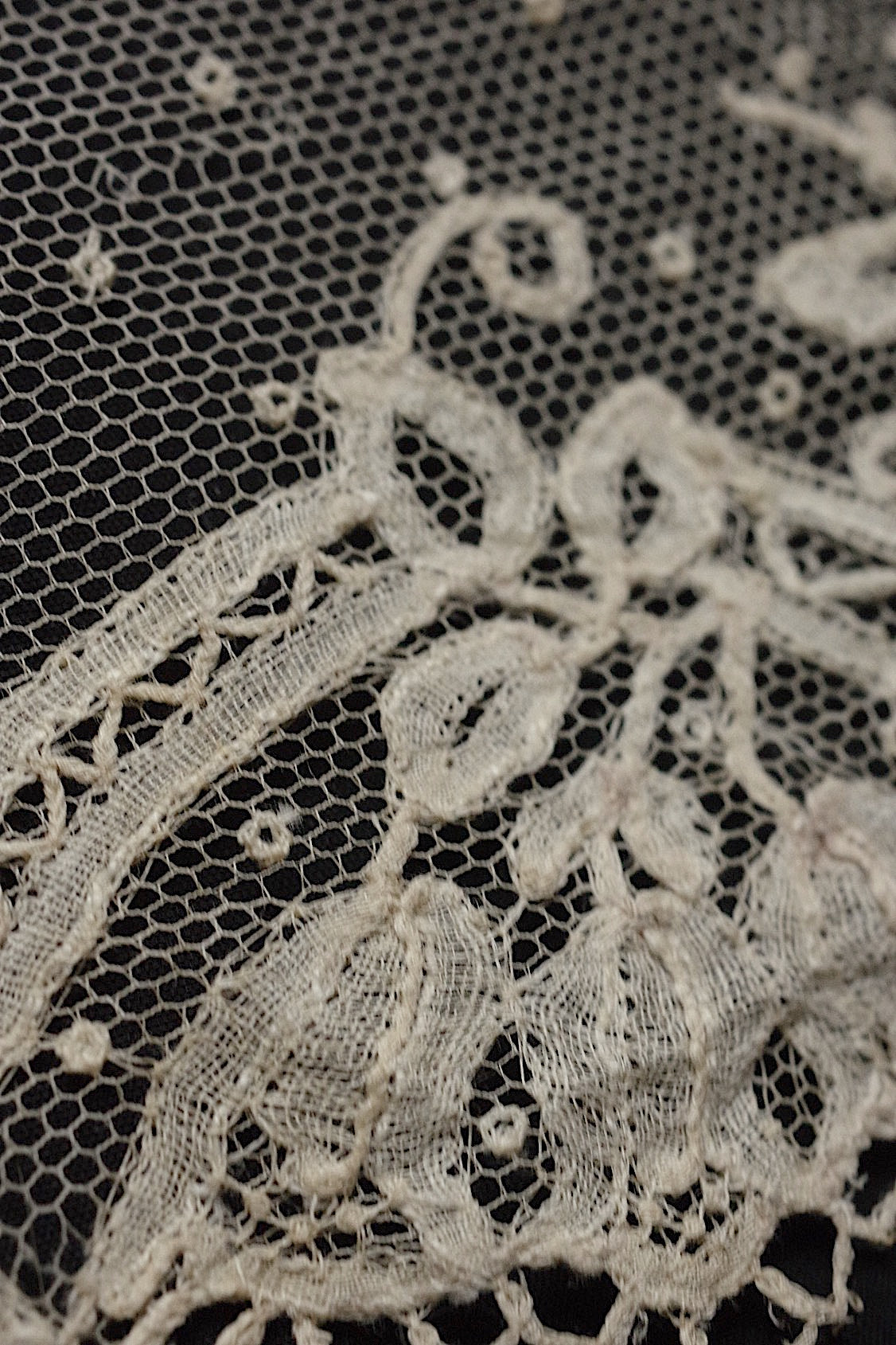 アンティークレース dentelle antique  ハギレ素材用 lots6 .FR a l'epoque