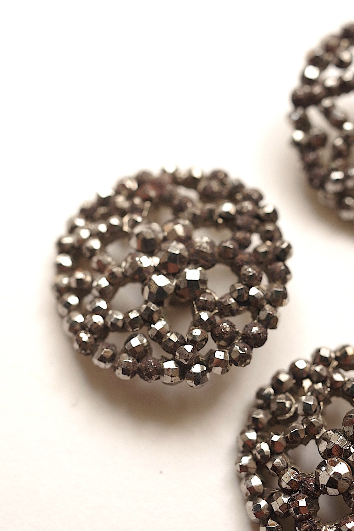 アンティークボタン boutons antique  ボタン3個 .FR a l'epoque