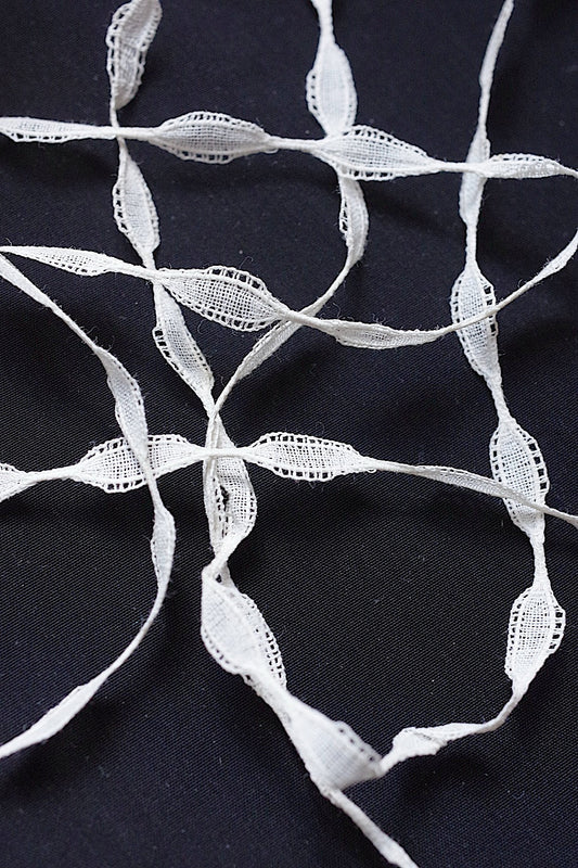 アンティークレーステープ dentelle atntique トータル40cm以上 .FR a l'epoque