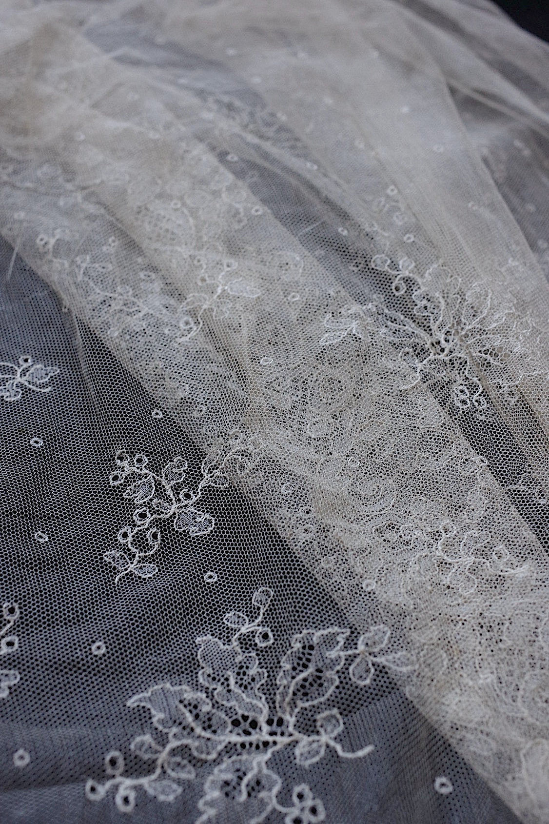 アンティークレーステープ dentelle atntique 190cm輪っか状 .FR a l'epoque