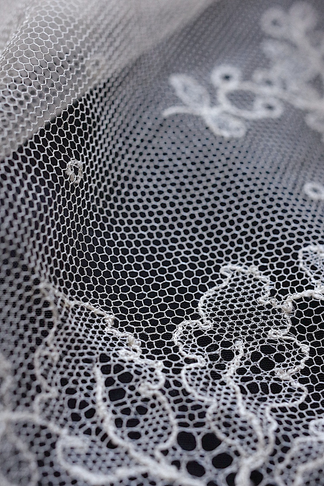 アンティークレーステープ dentelle atntique 190cm輪っか状 .FR a l'epoque