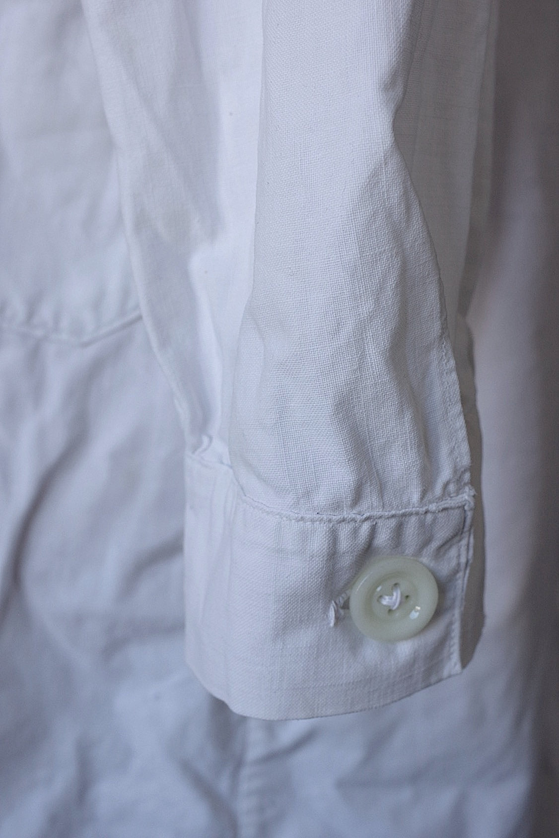 ヴィンテージアトリエコート vêtement vintage コットンコート白 .FR a l'epoque
