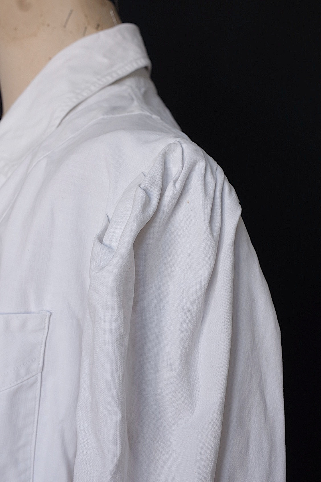 ヴィンテージアトリエコート vêtement vintage コットンコート白 .FR a l'epoque