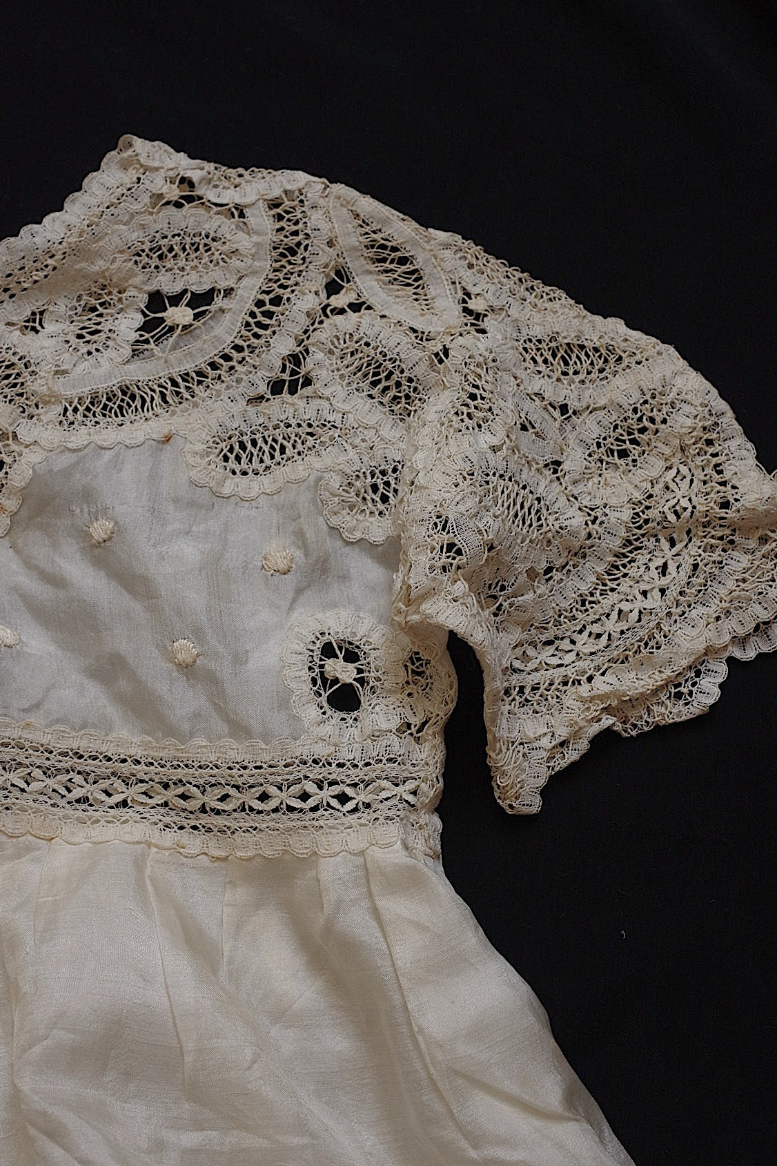 アンティーク子供服ドレス vêtement antique .FR a l'epoque