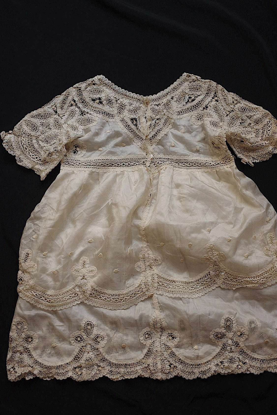 アンティーク子供服ドレス vêtement antique .FR a l'epoque