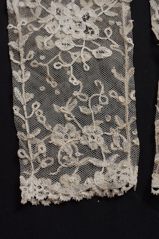 アンティークレース dentelle antique 袖 .FR a l'epoque