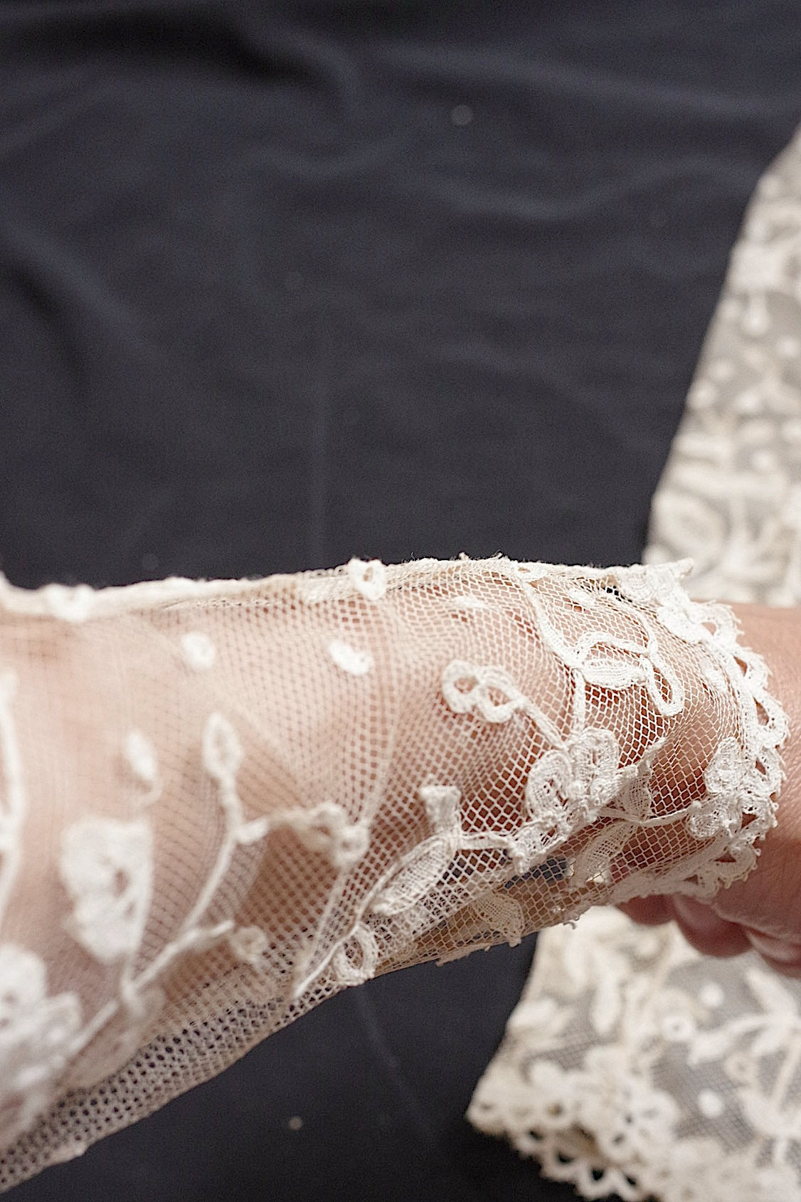 アンティークレース dentelle antique 袖 .FR a l'epoque