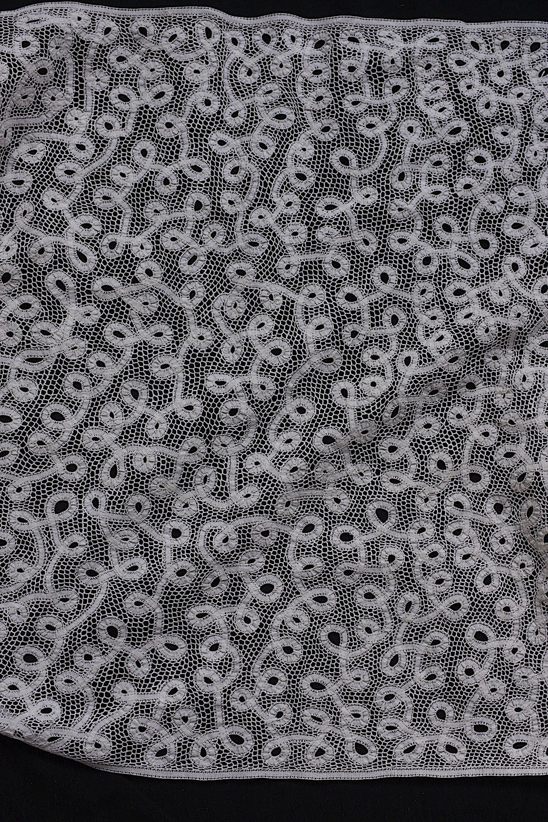 アンティークレース dentelle antique 263cm .FR a l'epoque