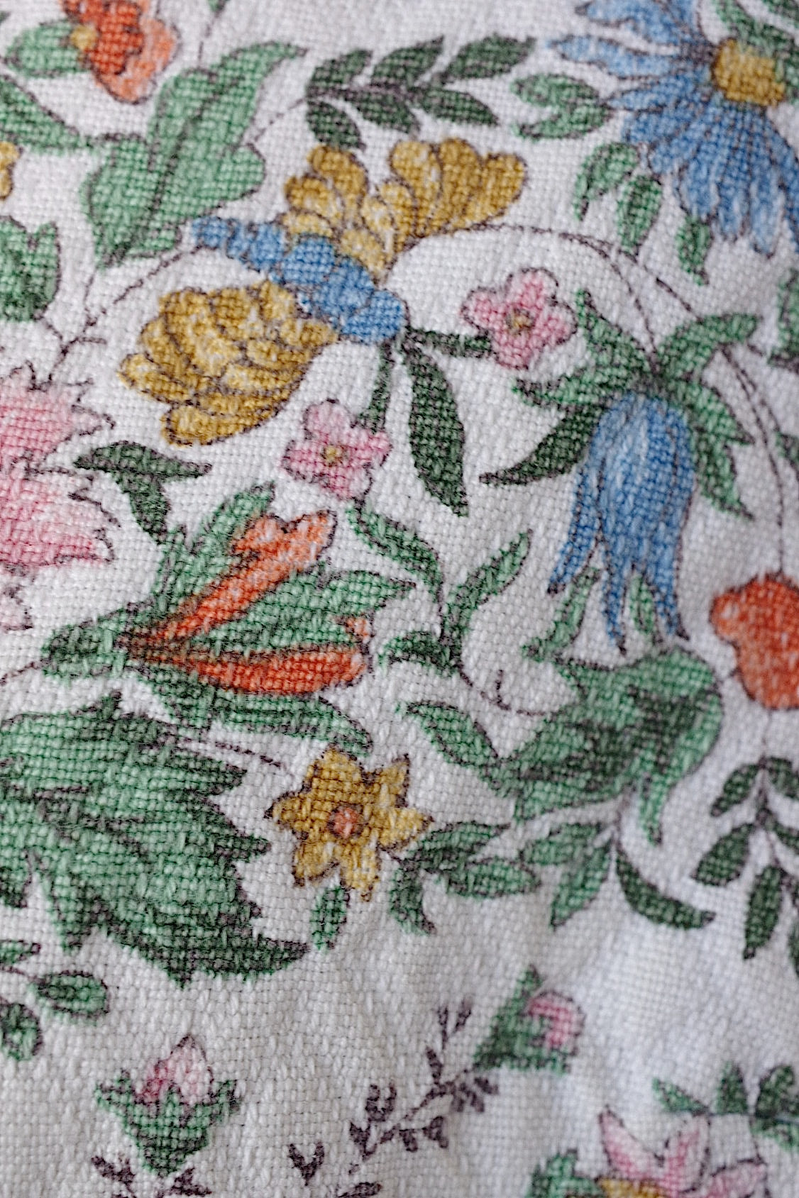 ヴィンテージワンピース vêtement vintageリバティー柄 .FR a l'epoque